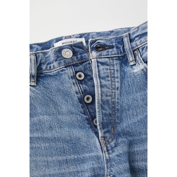 NWT ✨MOUSSY✨ Plymouth Straight Leg Jean in 110 Blue Sz 24 - Picture 10 of 16